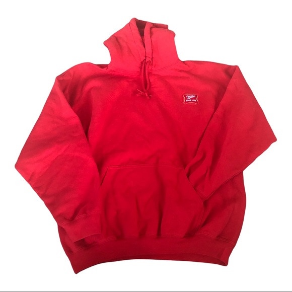 Gildan Other - Miller High Life red hoodie sweatshirt size XL